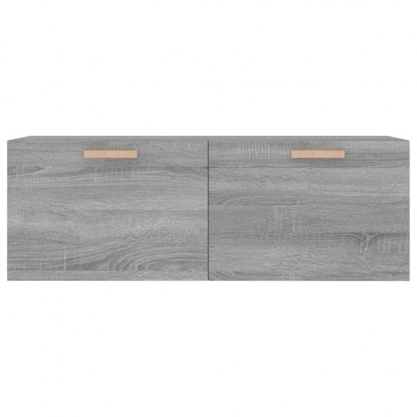 Armario pared madera contrachapada gris Sonoma 100x36.5x35 cm M 5