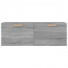 Armario pared madera contrachapada gris Sonoma 100x36.5x35 cm 5