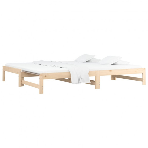 Sofá cama extraíble madera maciza de pino 2x(90x190) cm M 3