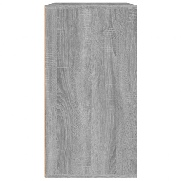 Armario maquillaje madera contrachapada gris Sonoma 80x40x75 cm M 5