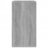 Armario maquillaje madera contrachapada gris Sonoma 80x40x75 cm 5