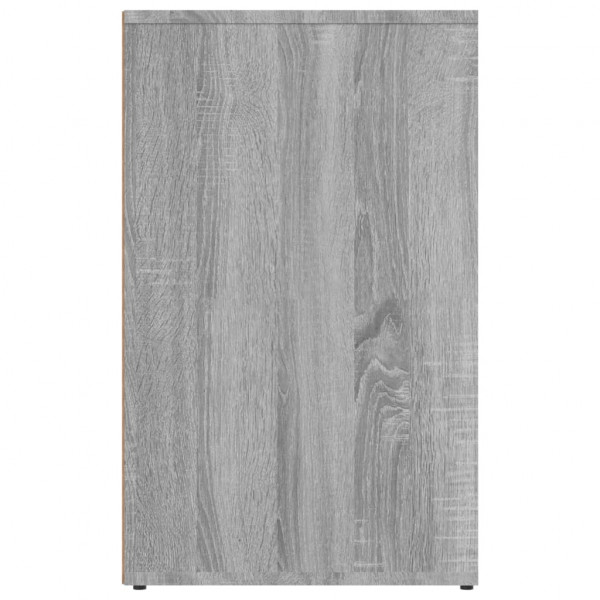 Mueble vestidor madera contrachapada gris Sonoma 80x40x65 cm M 4