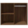 Mueble vestidor madera contrachapada marrón roble 80x40x65 cm 3
