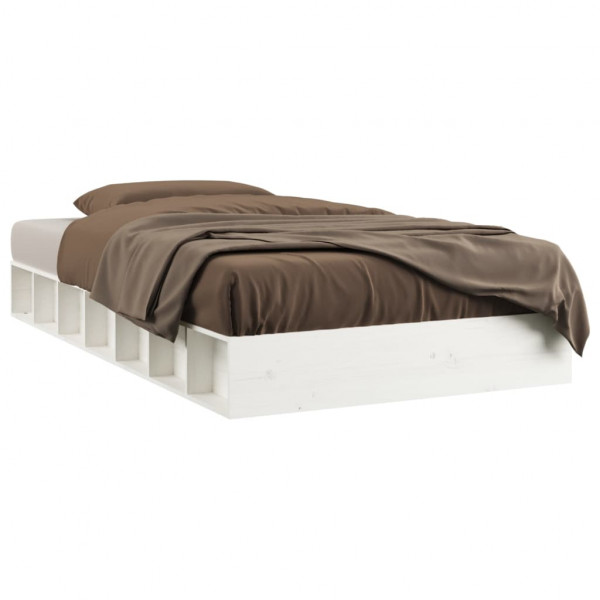 Estrutura de cama 140x190 cm branco M 2