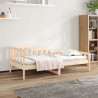 Sofá cama madera maciza de pino 90x200 cm 1