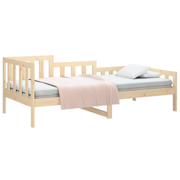 Sofá cama madera maciza de pino 90x200 cm M 3