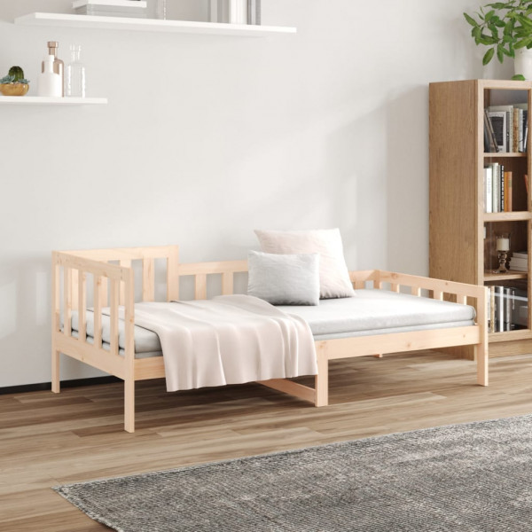 Sofá cama madera maciza de pino 90x200 cm M 4