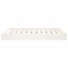 Cama para cães 91.5x64x9 cm madeira de pinho maciça branco 3