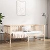 Sofá cama madera maciza de pino 90x190 cm 1