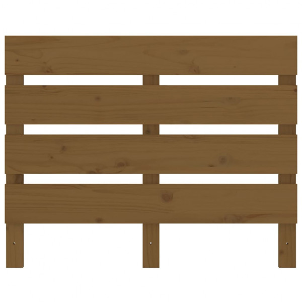 Cabeceira de cama 100x3x80 cm pinho maciço castanho mel M 3