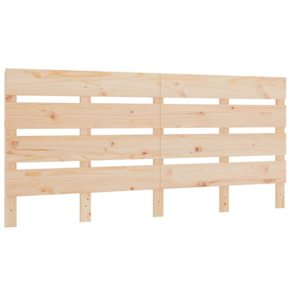 Cabecero de cama madera maciza de pino 140x3x80 cm M 2