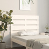 Cabeceira de cama 75x3x80 cm pinho maciço branco 1
