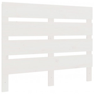 Cabeceira de cama 75x3x80 cm pinho maciço branco H