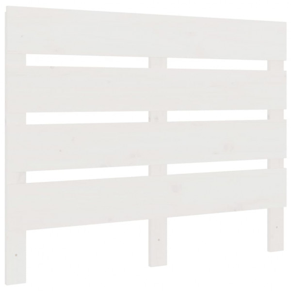 Cabeceira de cama 75x3x80 cm pinho maciço branco M 2