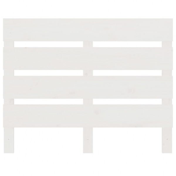 Cabeceira de cama 75x3x80 cm pinho maciço branco M 3