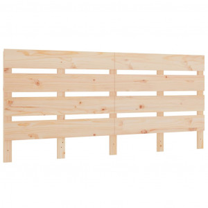 Cabecero de cama madera maciza de pino 135x3x80 cm H
