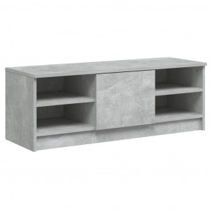 Mueble de TV madera contrachapada gris hormigón 102x35.5x36.5cm H