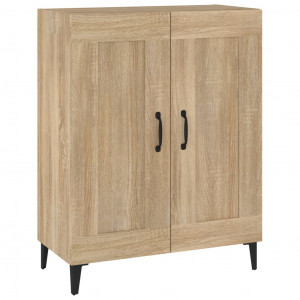 Aparador de madera contrachapada color roble 69.5x34x90 cm H