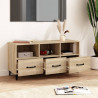 Mueble para TV madera contrachapada color roble 102x35x50 cm 3