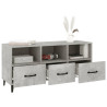 Mueble de TV madera contrachapada gris hormigón 102x35x50 cm 4
