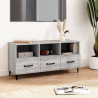 Mueble de TV madera contrachapada gris Sonoma 102x35x50 cm 1