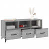 Mueble de TV madera contrachapada gris Sonoma 102x35x50 cm 4
