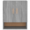 Armario de pared madera contrachapada gris Sonoma 60x31x70 cm 5