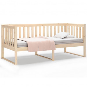 Sofá cama de madera maciza de pino 100x200 cm H