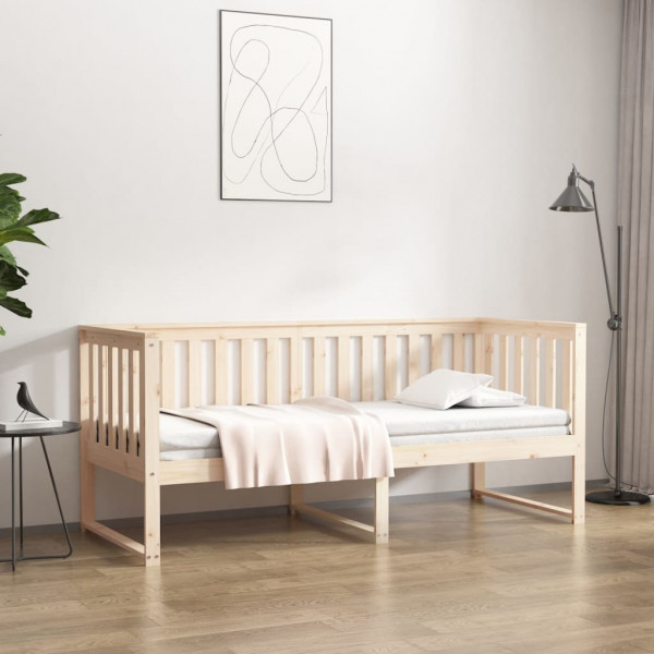 Sofá cama de madera maciza de pino 75x190 cm D