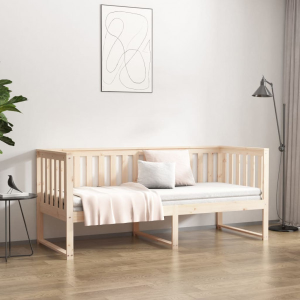 Sofá cama de madera maciza de pino 75x190 cm M 4