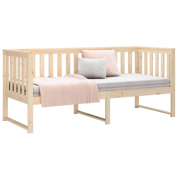 Sofá cama de madera maciza de pino 75x190 cm M 5