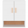 Armario de pared madera contrachapada blanco 60x31x70 cm 5