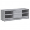 Mueble para TV madera contrachapada gris Sonoma 102x35.5x36.5cm 2
