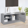 Mueble para TV madera contrachapada gris Sonoma 102x35.5x36.5cm 3