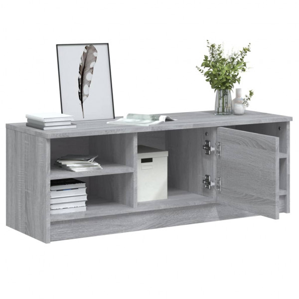 Mueble para TV madera contrachapada gris Sonoma 102x35.5x36.5cm M 5