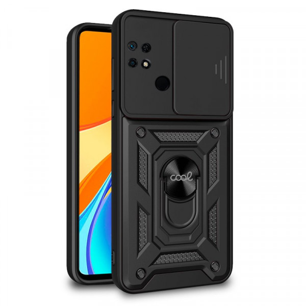 Carcasa COOL para Xiaomi Redmi 9C / 10A Hard Ring Negro D