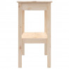 Mesa consola madera maciza de pino 110x40x75 cm 4