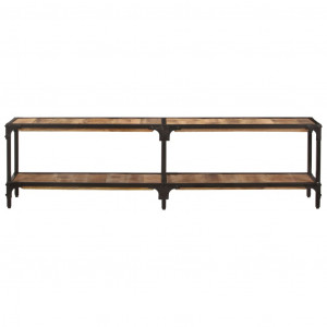 Mueble de TV madera maciza de mango 150x30x41 cm H