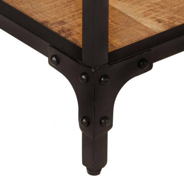 Mueble de TV madera maciza de mango 150x30x41 cm M 5