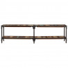Mueble de TV madera maciza reciclada 150x30x41 cm 2
