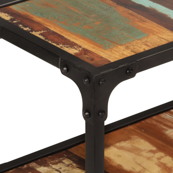 Mueble de TV madera maciza reciclada 150x30x41 cm M 4