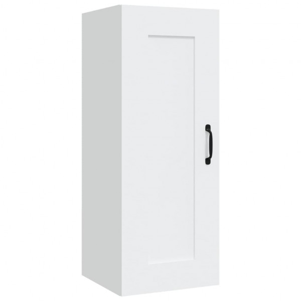 Armario colgante de madera contrachapada blanco 35x34x90 cm M 2