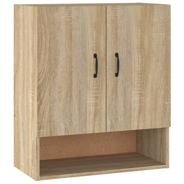 Armario de pared madera contrachapada roble sonoma 60x31x70 cm M 2