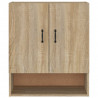 Armario de pared madera contrachapada roble sonoma 60x31x70 cm 5