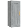 Armario de pared madera contrachapada gris Sonoma 35x34x90 cm 2