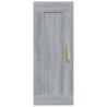 Armario de pared madera contrachapada gris Sonoma 35x34x90 cm 5