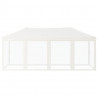 Carpa para fiestas plegable con paredes laterales blanca 3x6 m 3