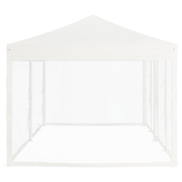 Tenda para festas dobrável com paredes laterais 3x6 m branco M 4