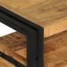 Mueble de TV madera maciza de mango 120x30x40 cm 5