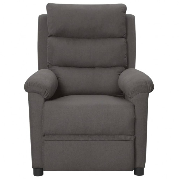 Sillón de masaje eléctrico tela gris oscuro M 3